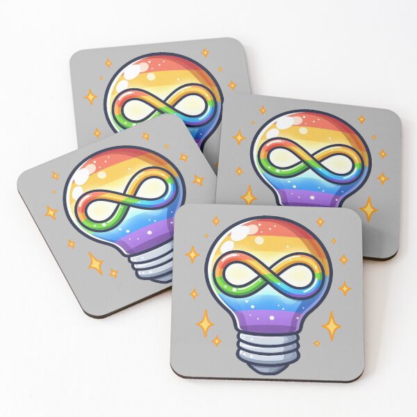 Item preview, Neurodiverse Lightbulb designed and sold by Vkinsify.
