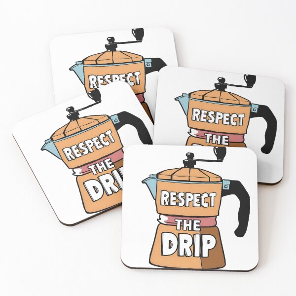Item preview, Respect The Drip Coffee designed and sold by PlanetMarker.
