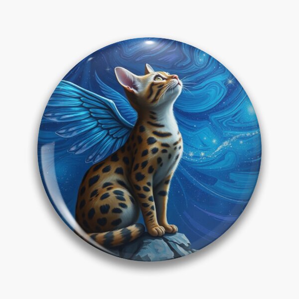 Item preview, Cute ocelot with wings designed and sold by Cottageshop.