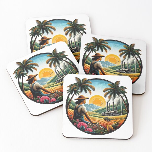 Item preview, Harmony of Agriculture and Industry designed and sold by ZenOfAIarts.