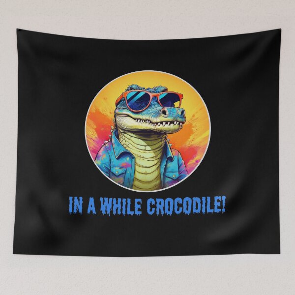 Item preview, Grafitti In a While Crocodile in Sunglasses designed and sold by Boxing Kangaroo Retail Company.