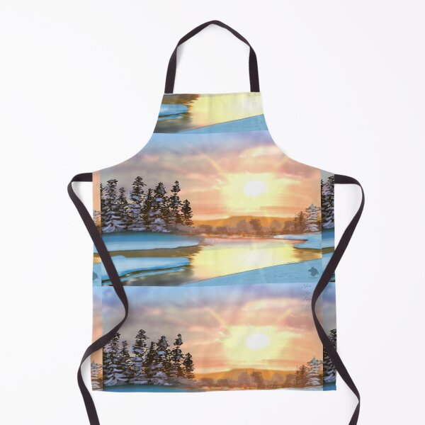 Item preview, Golden Sunset on a Frozen River designed and sold by NovaAspynArts.