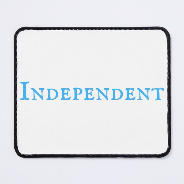 Item preview, Independent in Blue Text Design designed and sold by Pictures-Words.
