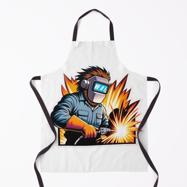 Item preview, Bigfoot welder wearing a Welding helmet designed and sold by BrinaandPops.