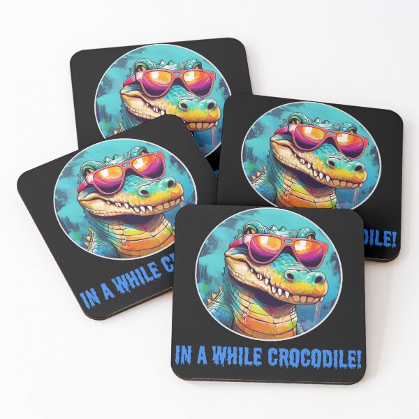 Item preview, Grafitti In a While Crocodile in Sunglasses designed and sold by Boxing Kangaroo Retail Company.