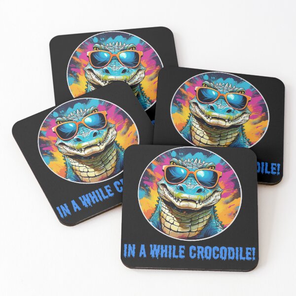 Item preview, Grafitti In a While Crocodile in Sunglasses designed and sold by Boxing Kangaroo Retail Company.