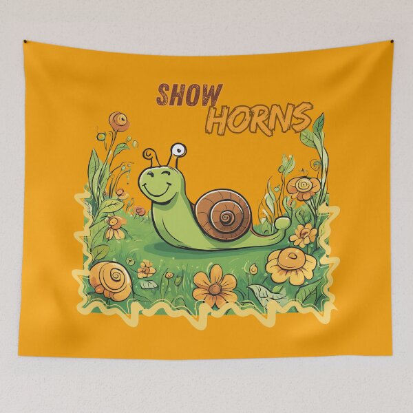 Item preview, Show Horns Snail Animals Funny designed and sold by Design_Your_Day.