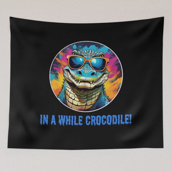 Item preview, Grafitti In a While Crocodile in Sunglasses designed and sold by Boxing Kangaroo Retail Company.
