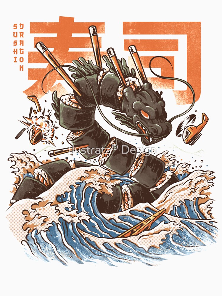 Great Sushi Dragon by ilustrata