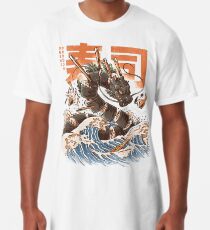 Großer Sushi-Drache Longshirt