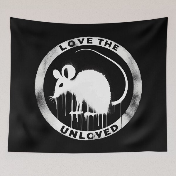 Item preview, Love The Unloved Mouse Owner Monochromatic designed and sold by TomFrontierArt.