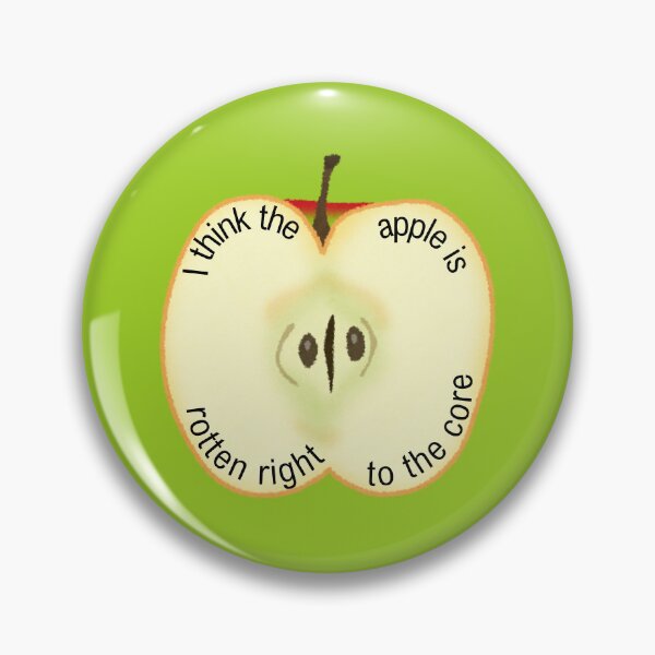 Artikelvorschau, Ich glaube, der Apfel ist bis ins Mark faul entworfen und verkauft von karma-style.