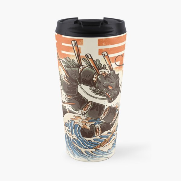  Le grand dragon à sushi! Mug à café isotherme