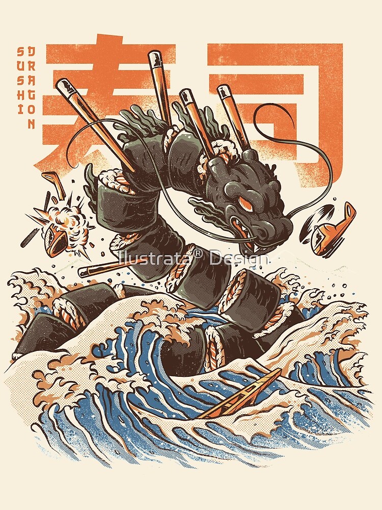 Great Sushi Dragon by ilustrata