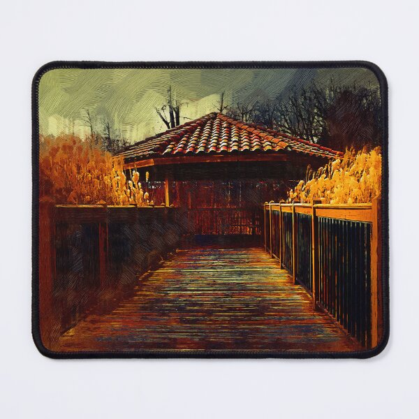 Item preview, The Pavilion By The River In Gothic Oil designed and sold by KirtTisdale.