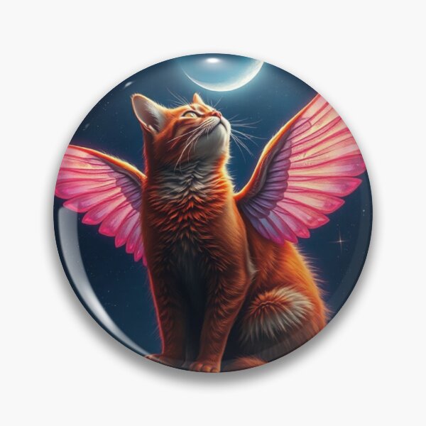 Item preview, Red tabby with wings designed and sold by Cottageshop.