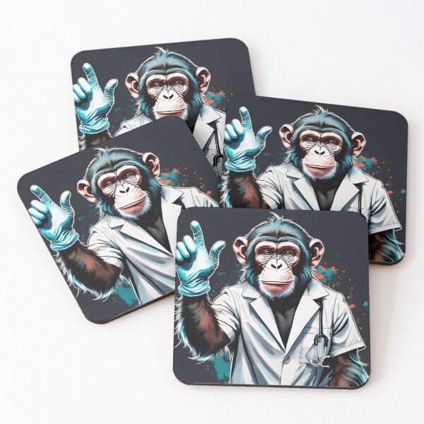 Item preview, Satirical Proctology Chimpanzee  designed and sold by Boxing Kangaroo Retail Company.