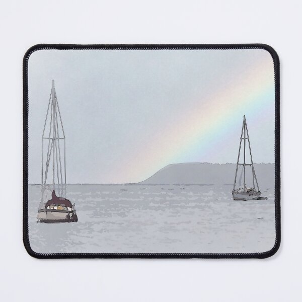 Item preview, Two Sailboats On Bellingham Bay designed and sold by KirtTisdale.