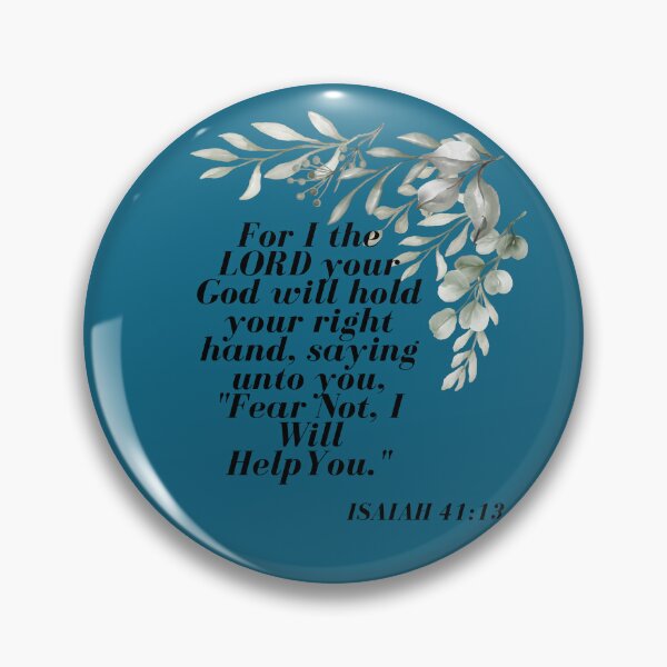 Item preview, Bible verses-  Isaiah 41:13 KJV designed and sold by Delightful Divine Design.
