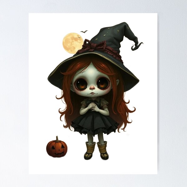 Item preview, Cute Spooky Witch designed and sold by Awesome Things.