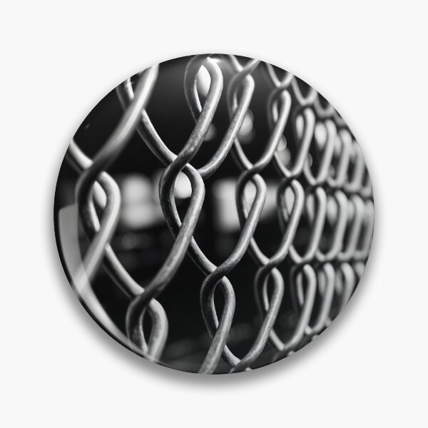 Item preview, Black and White Metal Fence Art Photo  designed and sold by Rostislav Bouda.