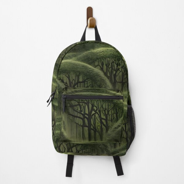 Item preview, Abstract Forest in Green Waves designed and sold by worldofwhisper.