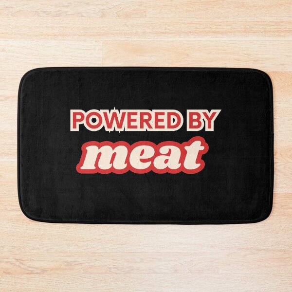Item preview,  Powered by Meat Design for Carnivore Enthusiasts designed and sold by MimsTees.