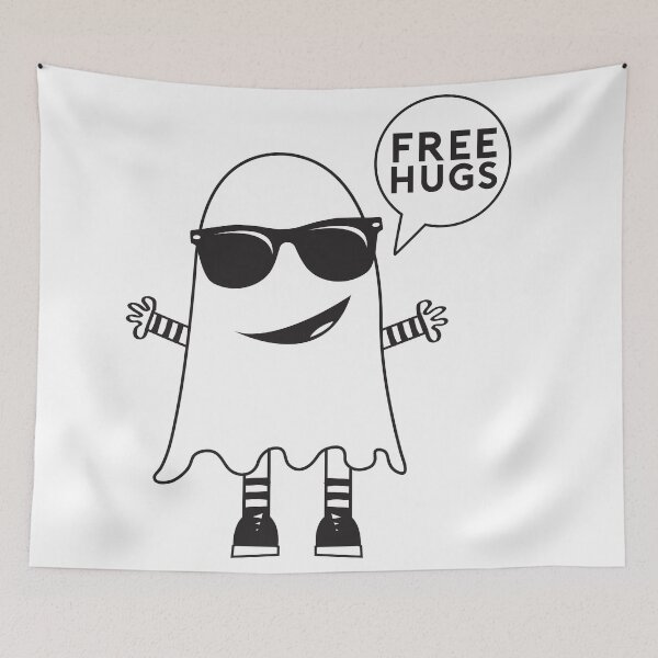 Item preview, Ghost Free hugs designed and sold by Músico Ilustre.