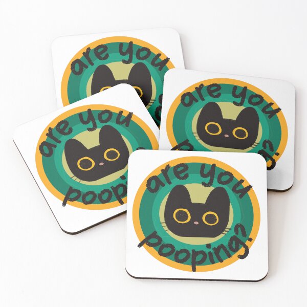 Item preview, are you pooping? black cat watching designed and sold by Smooth-Tee.