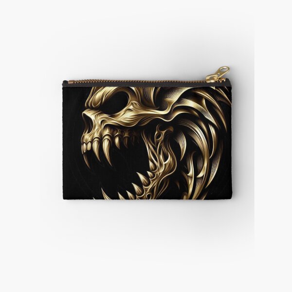 Item preview, Metallic Gold Predator Skull designed and sold by Mark Cannon.