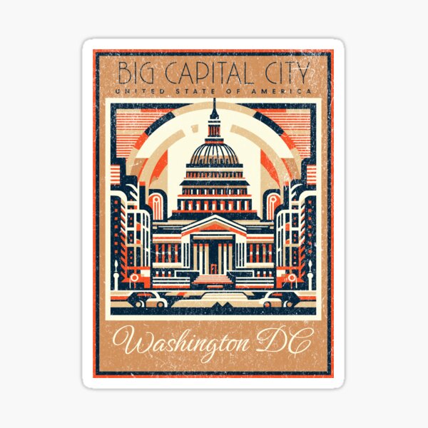 Item preview, Washington DC designed and sold by BigCapitalCity.