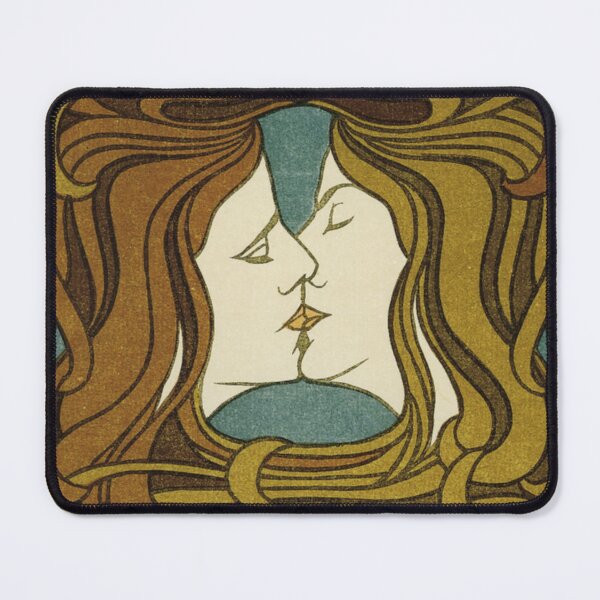 Item preview, Art Nouveau Kiss designed and sold by BlueSpecsStudio.