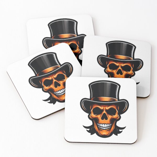 Item preview, Orange Skull In A Top Hat designed and sold by Mark Cannon.