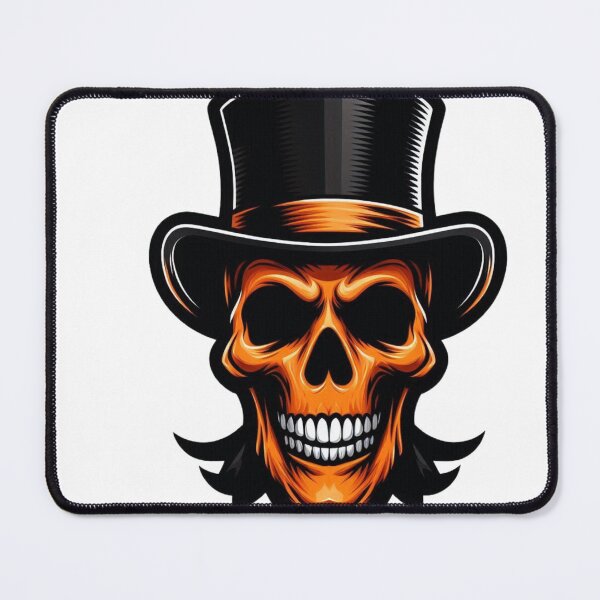 Item preview, Orange Skull In A Top Hat designed and sold by Mark Cannon.
