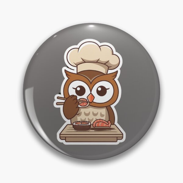 Item preview, Owl jolson, owl jolson loves sushi designed and sold by Jaroslaw-S.
