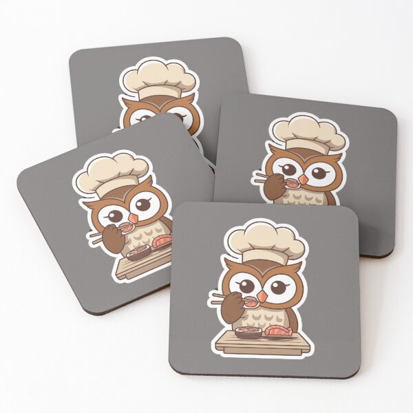 Item preview, Owl jolson, owl jolson loves sushi designed and sold by Jaroslaw-S.