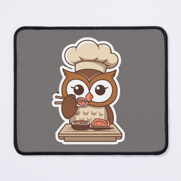 Item preview, Owl jolson, owl jolson loves sushi designed and sold by Jaroslaw-S.