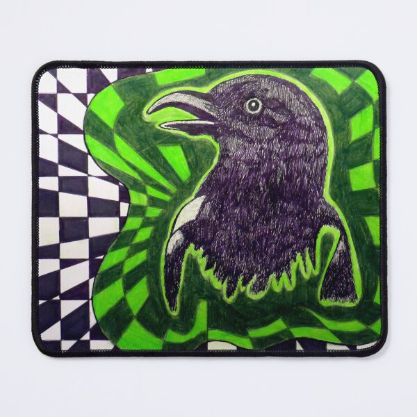 Item preview, 900 - GEOMETRIC MAGPIE DESIGN - DAVE EDWARDS - MIXED MEDIA - 2024 designed and sold by BLYTHART.
