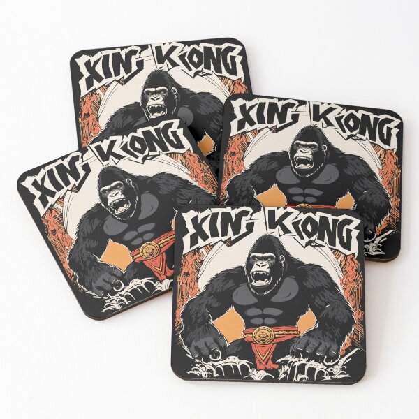 Item preview, a gorilla with the words king kong  designed and sold by Enga6.