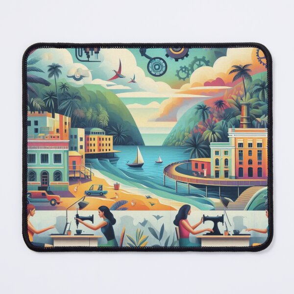 Item preview, Manufacture's Seaside Town designed and sold by ZenOfAIarts.
