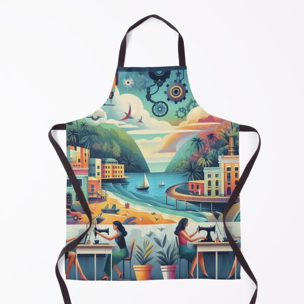 Item preview, Manufacture's Seaside Town designed and sold by ZenOfAIarts.