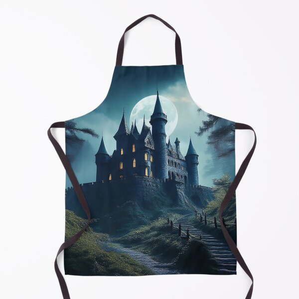 Item preview, Spooky Castle under the moonlight designed and sold by Jennifer McBride.