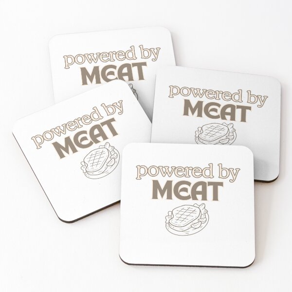 Item preview, Powered by Meat Carnivore Diet Design designed and sold by MimsTees.