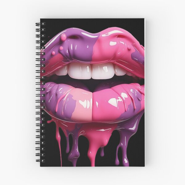 Item preview, Dripping Neon Lips designed and sold by ArtComixHaven.