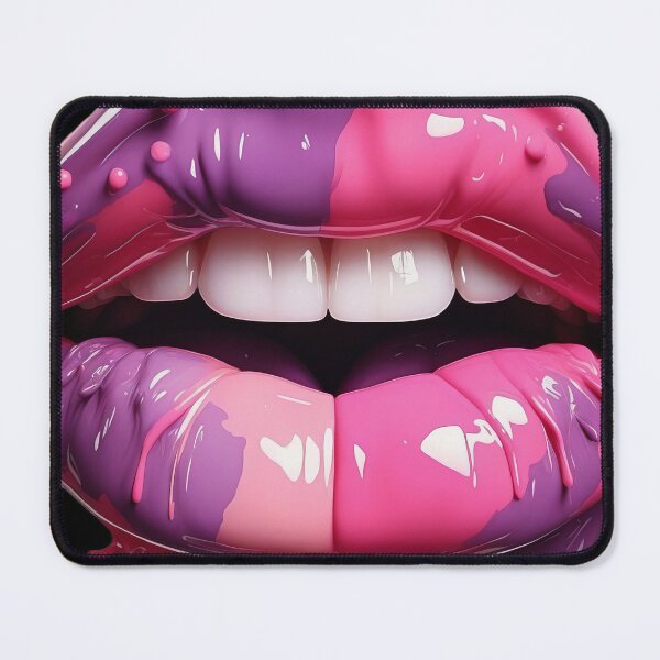 Item preview, Dripping Neon Lips designed and sold by ArtComixHaven.