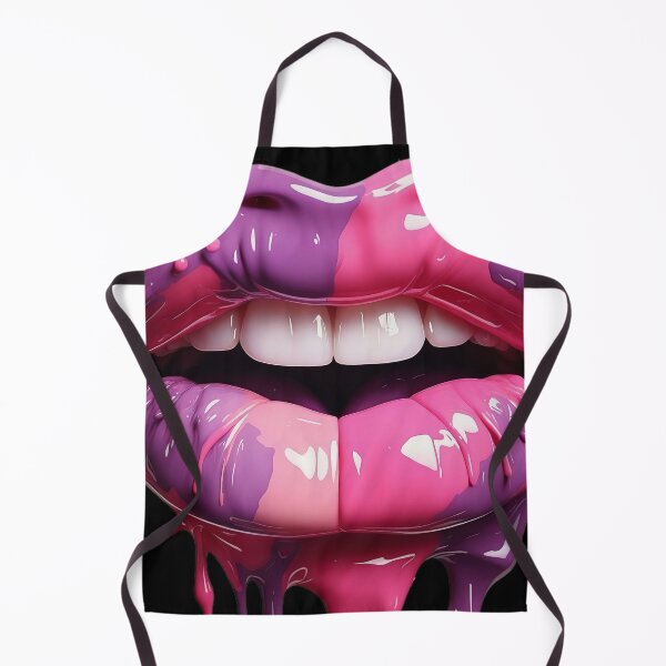 Item preview, Dripping Neon Lips designed and sold by ArtComixHaven.