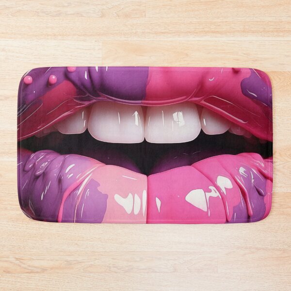 Item preview, Dripping Neon Lips designed and sold by ArtComixHaven.