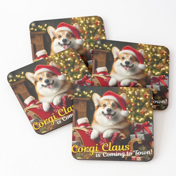 Item preview, Corgi Claus is Coming to Town designed and sold by SassiDesigns.