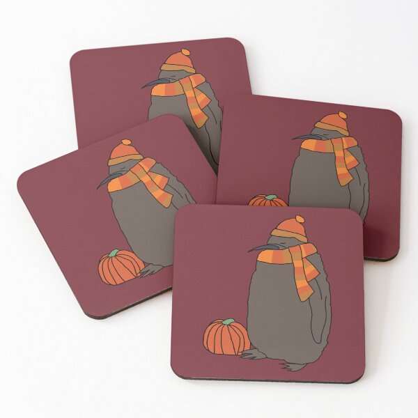 Item preview, Fall Season Pesto Penguin Hat Scarf Pumpkin designed and sold by ellenhenry.