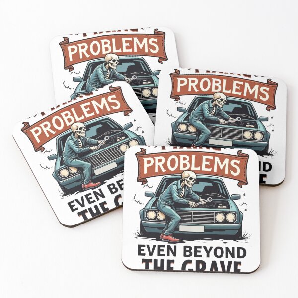Item preview, Fixing Problems Even Beyond The Grave, Halloween Car Mechanic designed and sold by PixelEyeArts.